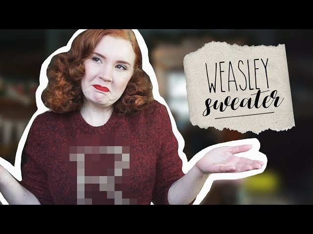 Attempting My Own Weasley Sweater! || Embroidery DIY for Beginners