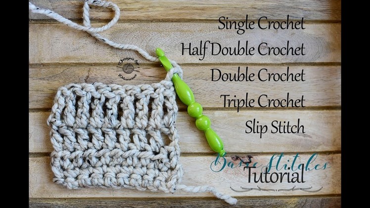 Basic Crochet Stitches (How to) Tutorial