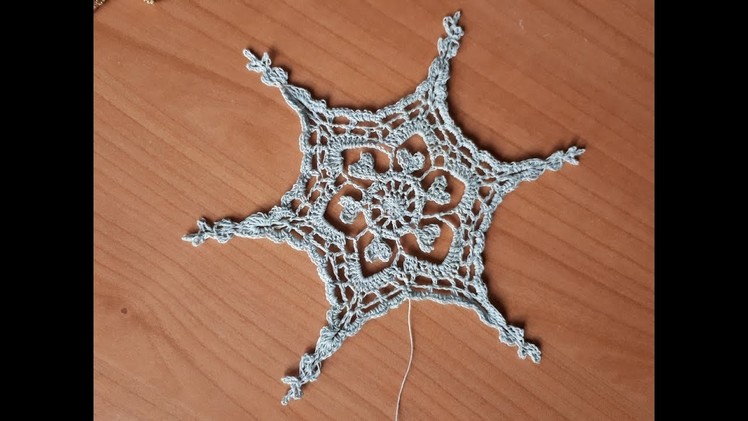 Century Snowflake  Crochet tutorial
