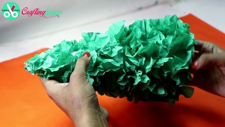 Christmas Tree Making Idea with Paper, DIY Home Decoration