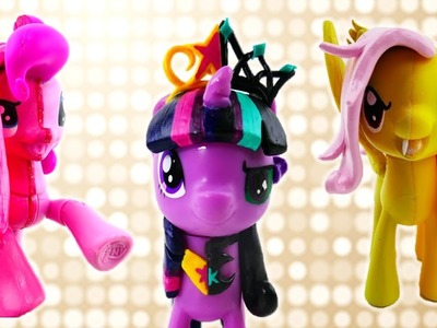 Compilation DIY MLP - Twilight Fluttershy and Pinkie Pie Split Pony Customs