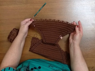Crochet bikini - Beach style - Crochet - Lesson #4.2 - Edge Finishing bikini bottom - LoveKnittings