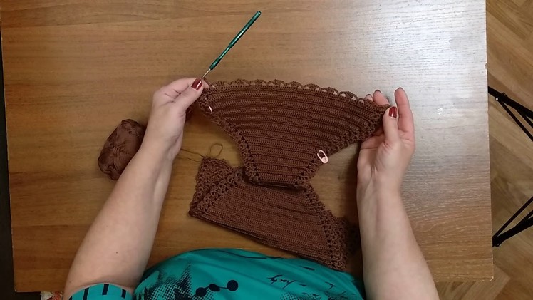 Crochet bikini - Beach style - Crochet - Lesson #4.2 - Edge Finishing bikini bottom - LoveKnittings