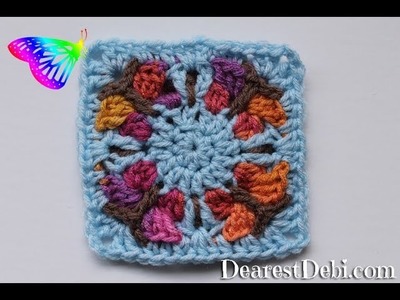 Crochet Butterfly Square