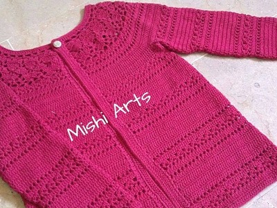 Crochet Lace Cardigan - Part 03 (Completed)