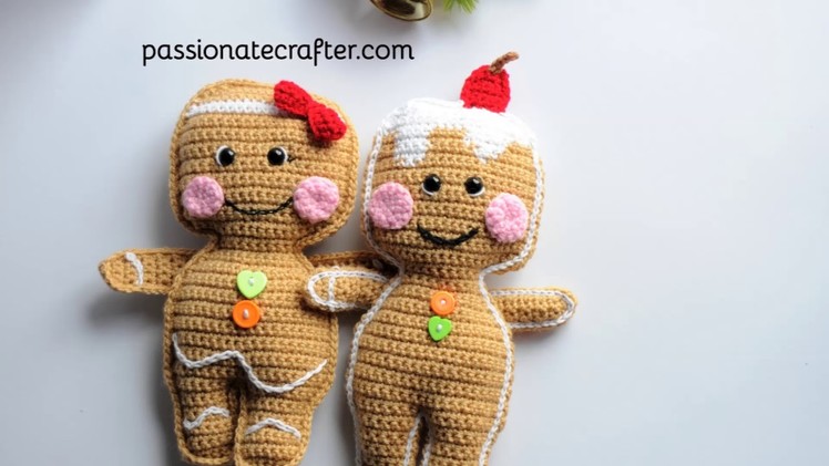 Crochet rag doll Christmas collection