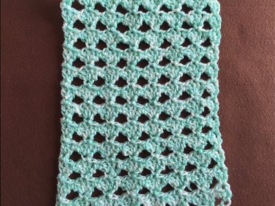 Crochet Simple Fan Stitch Tutorial