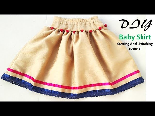 DIY Baby Skirt Cutting And Stitching  Full  Tutorial