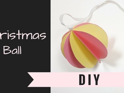 DIY: Christmas balls | Christmas Paper Crafts | how to make paper ball