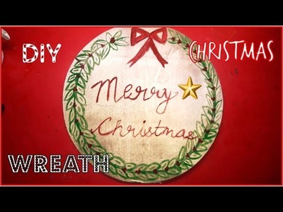 DIY CHRISTMAS WREATH + GIVEAWAY!