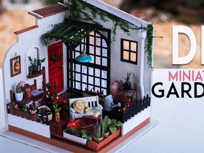 DIY Dollhouse Kit - Miniature Patio Garden - Miller's Garden