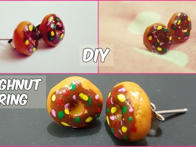 DIY Doughnut Earrings. How to make Doughnut Jewelry