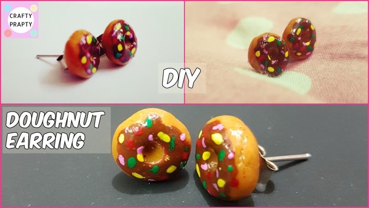 DIY Doughnut Earrings. How to make Doughnut Jewelry