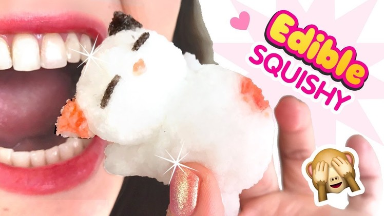 DIY EDIBLE SQUISHY!! How To Make "Squishies" using Popin Cookin Candy Kits!
