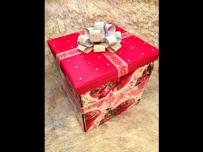 DIY : Explosion Box | Christmas Gift Idea | Best Handmade Gift