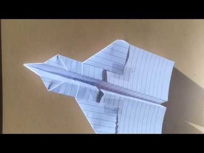 DIY High Speed Paper Plane