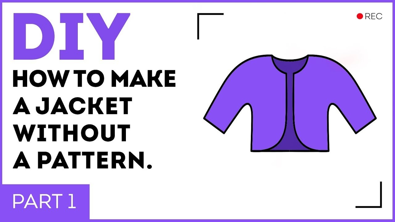 DIY How to make a jacket without a pattern. How to sew a jacket
