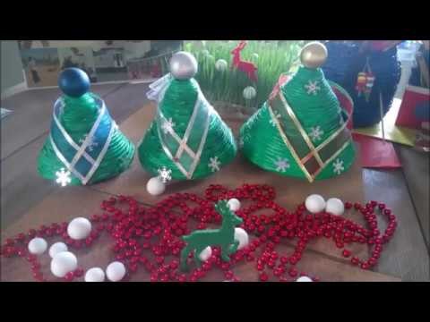 DIY How To Make Christmas Trees using newspapers Tutorial