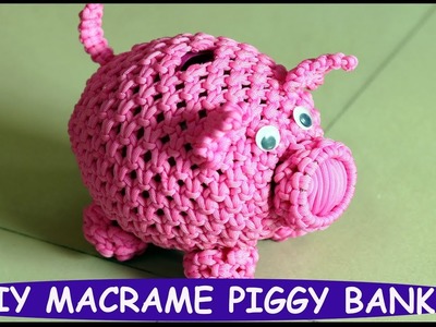 DIY Macrame Piggy Bank | Coin Box