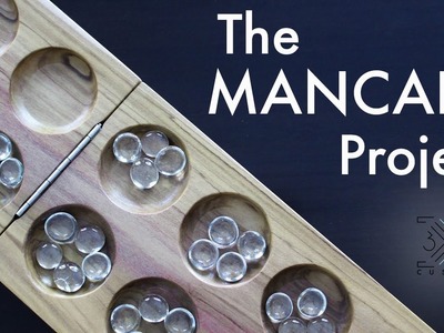 DIY Mancala Game. Woodworking. Router Project