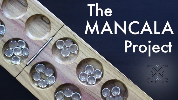 DIY Mancala Game. Woodworking. Router Project