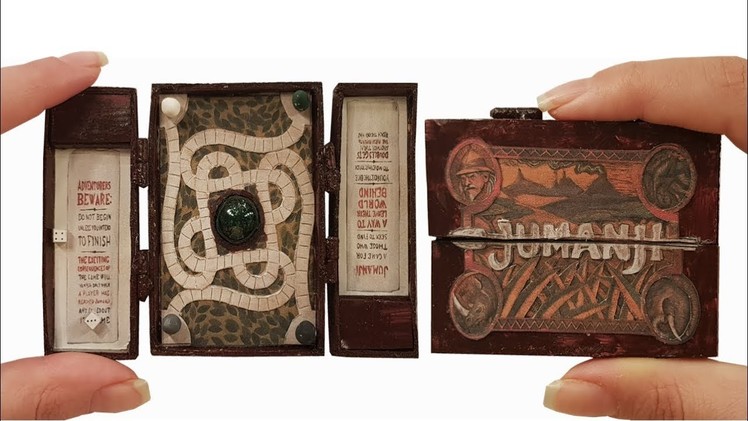 DIY Miniature ✫ Jumanji Board ✫ Tutorial | Crafts