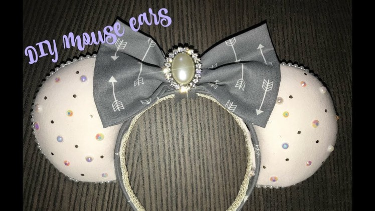 DIY Mouse Ears ( NO SEW)