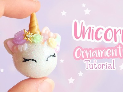 DIY Pastel Unicorn Ornament│Polymer Clay Tutorial
