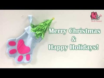 DIY PET PAW STOCKING! (CHRISTMAS GIFT IDEAS FOR PET LOVERS)
