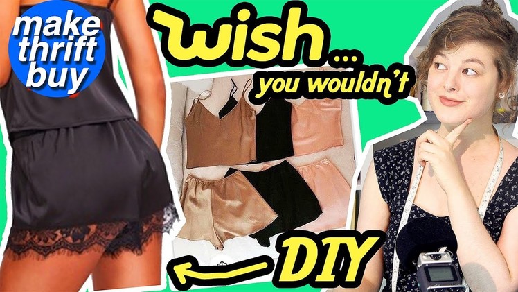 DIY Satin Shorts | Make Thrift Buy #61