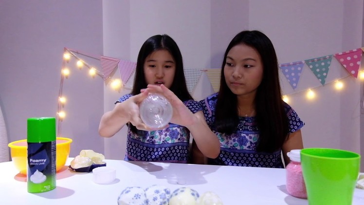 DIY SLIME BALLOON POPPING SLIME :: Jessica Effendy ft  Adel Ivanka