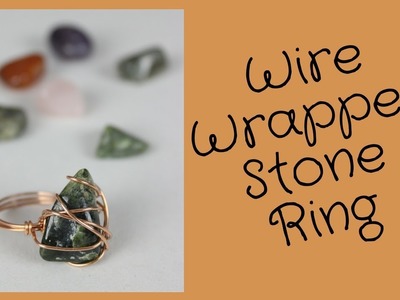 DIY Wire Wrapped Stone Ring