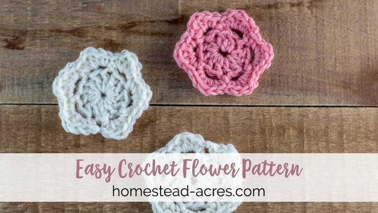 Easy Crochet Flower Pattern