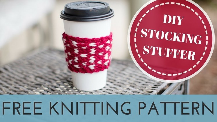 Easy FREE Knitting Pattern || Fair Isle Knitting Pattern || DIY Stocking Stuffer