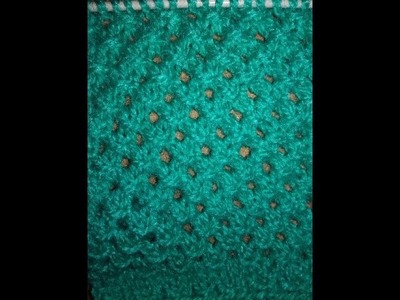[EASY]Single colour knitting pattern●latest 2017●Hindi