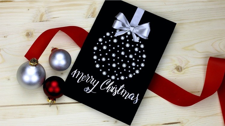 Fancy DIY Christmas card! super easy and pretty tutorial ????