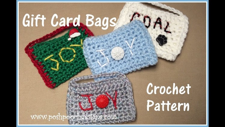 Gift Card Bags Crochet Pattern