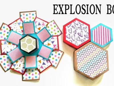 Hexagonal Explosion Card Box - DIY Tutorial - 864