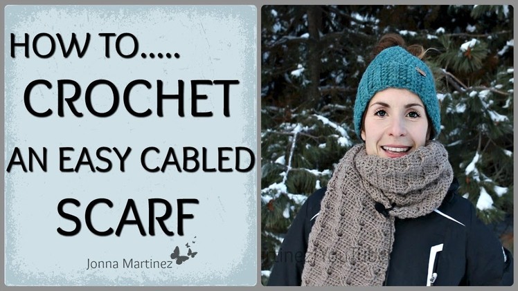 How To Crochet A Cabled Scarf