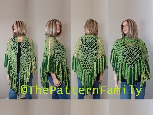 How to Crochet a Shawl Pattern #193│by ThePatternFamily