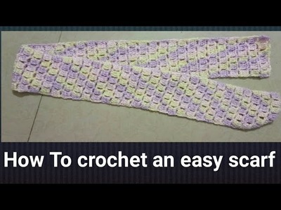 How to crochet an easy scarf for all sizes
