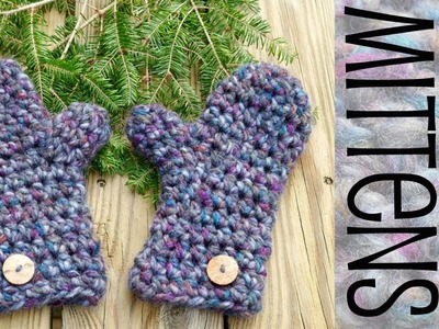How To Crochet Winter's Night Mittens