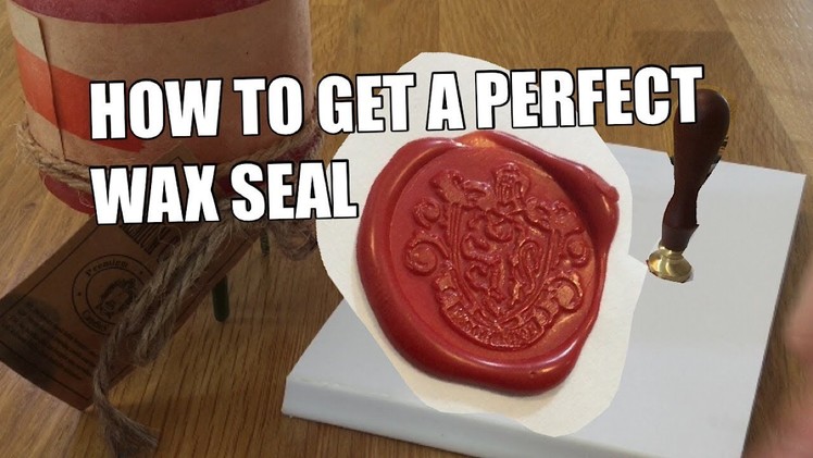 HOW TO GET A PERFECT HARRY POTTER WAX SEAL