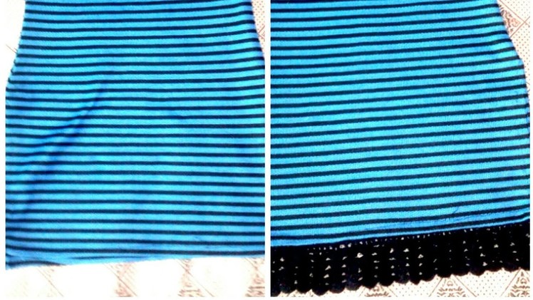 How to increase length of woolen  kurti. Ladies suit