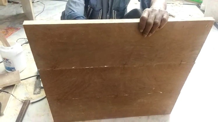 How to Join two Plywood pieces. Wood Pieces together easily
