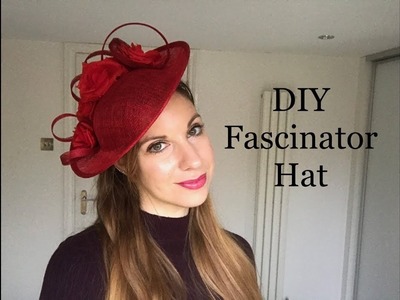 How to make a Fascinator Headpiece DIY Disc Hat tutorial