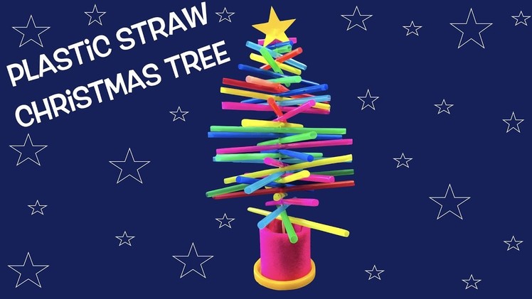 How to Make a Plastic Straw Christmas Tree