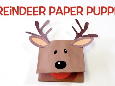 How to Make a Reindeer Paper Puppet