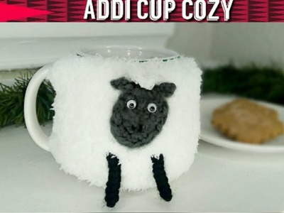How to make a Sheep cup cozy on the Addi Express Pro