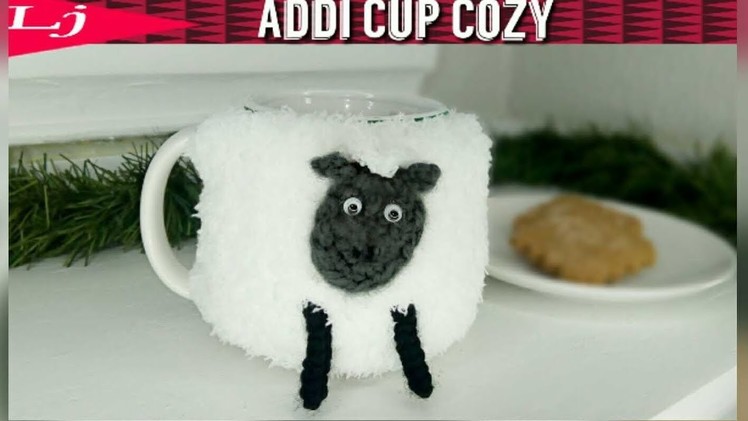 How to make a Sheep cup cozy on the Addi Express Pro